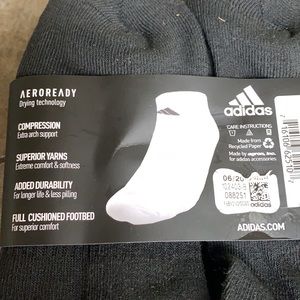 ADIDAS 6 pairs set NO SHOW